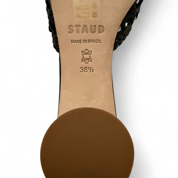 NWT STAUD Classic Simone Crochet Heel Black SZ 38.5 (8.5) - Picture 5 of 8